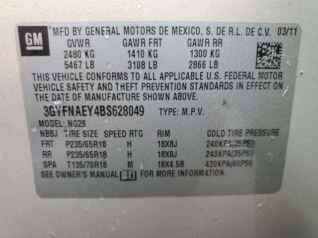 Photo 12 VIN: 3GYFNAEY4BS628049 - CADILLAC SRX 