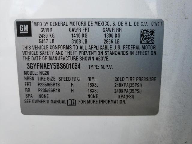 Photo 12 VIN: 3GYFNAEY5BS601054 - CADILLAC SRX LUXURY 