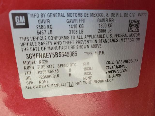 Photo 13 VIN: 3GYFNAEY5BS645085 - CADILLAC SRX LUXURY 