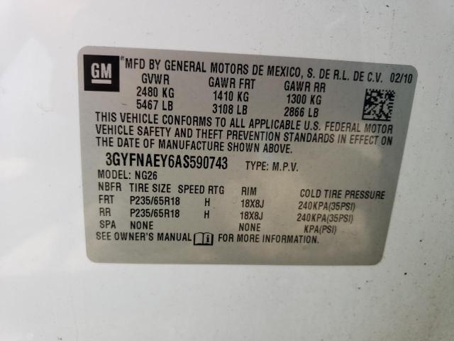 Photo 12 VIN: 3GYFNAEY6AS590743 - CADILLAC SRX LUXURY 