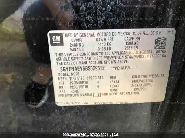 Photo 8 VIN: 3GYFNAEY6BS559512 - CADILLAC SRX 