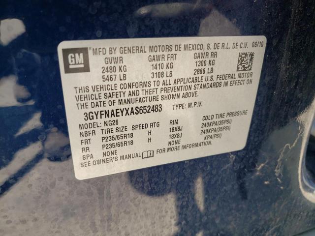 Photo 9 VIN: 3GYFNAEYXAS652483 - CADILLAC SRX LUXURY 