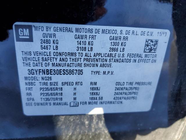 Photo 13 VIN: 3GYFNBE30ES586705 - CADILLAC SRX LUXURY 