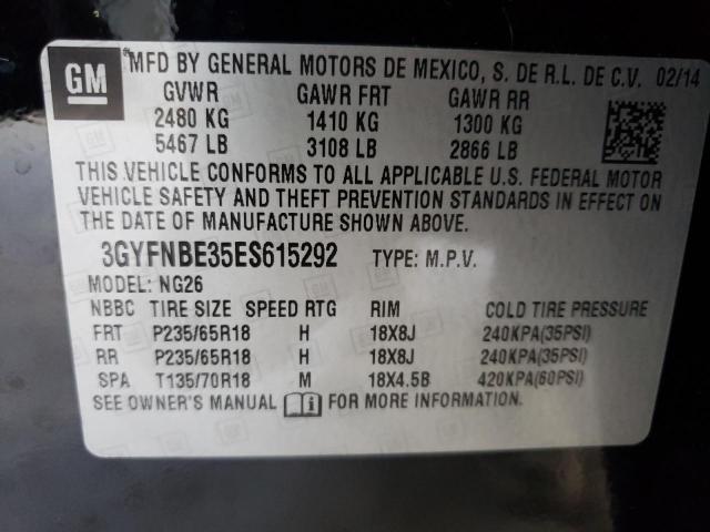 Photo 13 VIN: 3GYFNBE35ES615292 - CADILLAC SRX LUXURY 