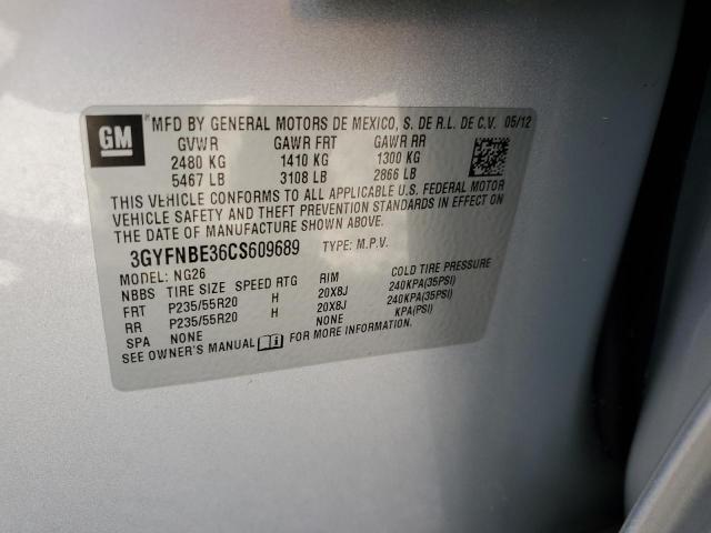 Photo 9 VIN: 3GYFNBE36CS609689 - CADILLAC SRX PERFOR 