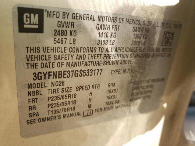 Photo 9 VIN: 3GYFNBE37GS533177 - CADILLAC SRX LUXURY 