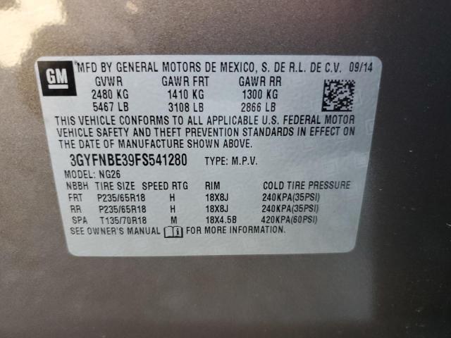 Photo 12 VIN: 3GYFNBE39FS541280 - CADILLAC SRX 