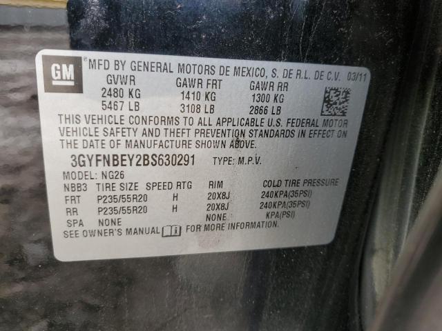 Photo 12 VIN: 3GYFNBEY2BS630291 - CADILLAC SRX PERFOR 