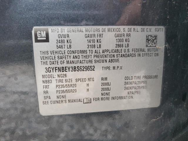 Photo 11 VIN: 3GYFNBEY3BS629652 - CADILLAC SRX 