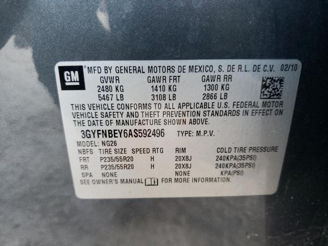 Photo 9 VIN: 3GYFNBEY6AS592496 - CADILLAC SRX PERFOR 