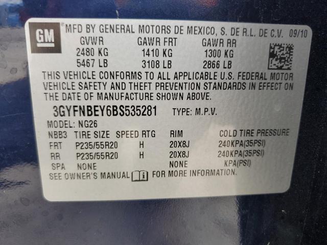 Photo 13 VIN: 3GYFNBEY6BS535281 - CADILLAC SRX PERFOR 