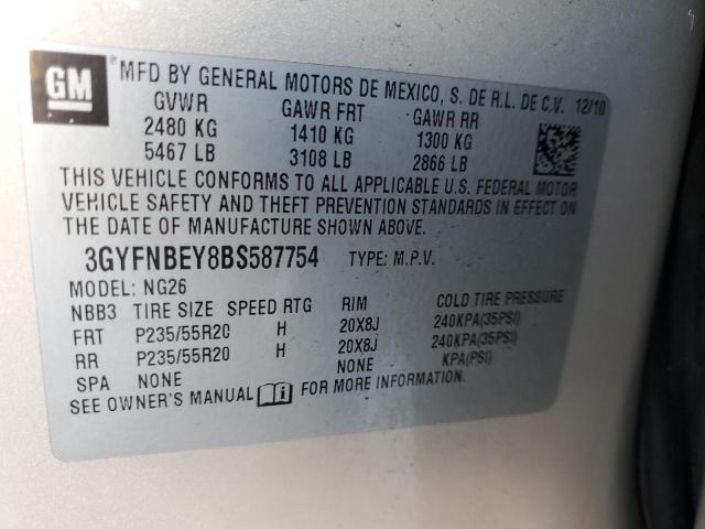 Photo 12 VIN: 3GYFNBEY8BS587754 - CADILLAC SRX PERFOR 