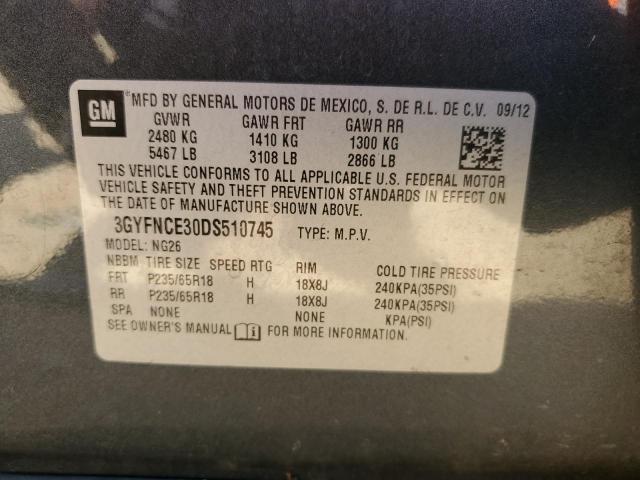 Photo 11 VIN: 3GYFNCE30DS510745 - CADILLAC SRX 