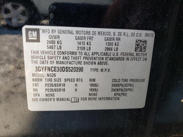 Photo 9 VIN: 3GYFNCE30DS520398 - CADILLAC SRX 