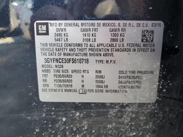 Photo 11 VIN: 3GYFNCE30FS610718 - CADILLAC SRX 