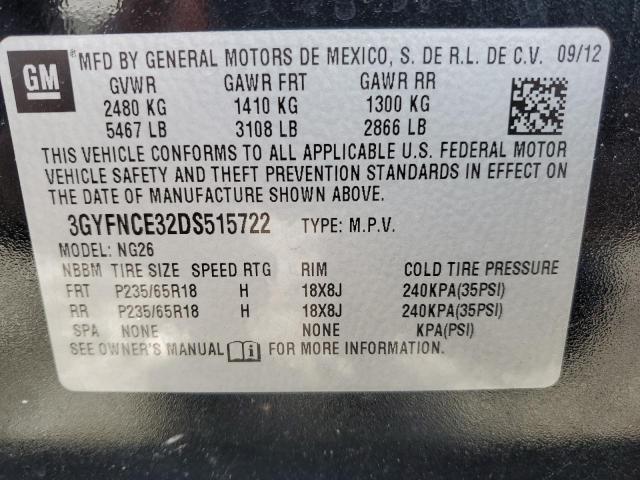 Photo 12 VIN: 3GYFNCE32DS515722 - CADILLAC SRX 