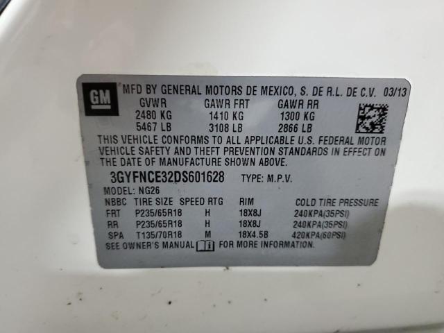 Photo 11 VIN: 3GYFNCE32DS601628 - CADILLAC SRX 