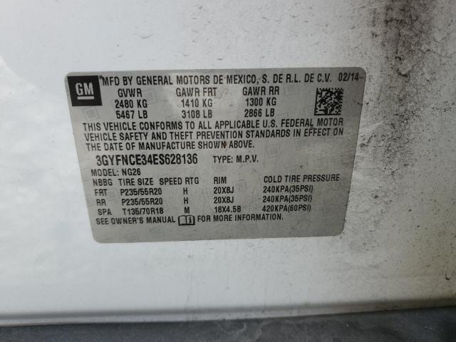 Photo 11 VIN: 3GYFNCE34ES628136 - CADILLAC SRX PERFOR 