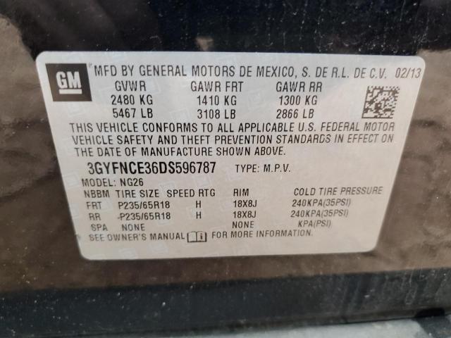 Photo 11 VIN: 3GYFNCE36DS596787 - CADILLAC SRX LUXURY 