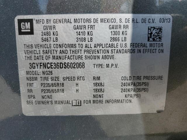 Photo 13 VIN: 3GYFNCE36DS602068 - CADILLAC SRX LUXURY 