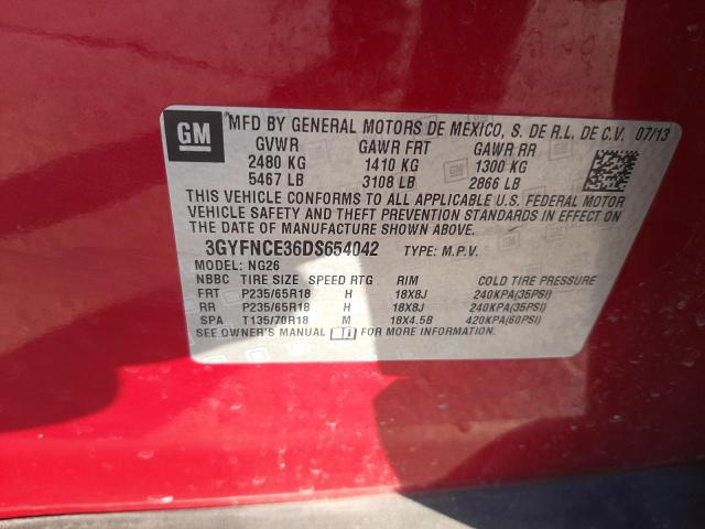 Photo 12 VIN: 3GYFNCE36DS654042 - CADILLAC SRX 