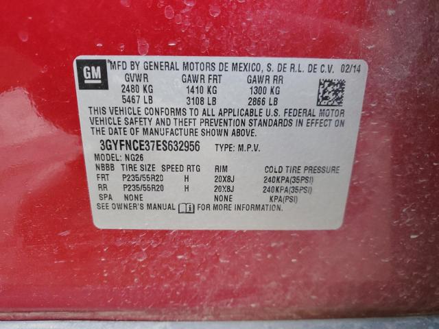 Photo 12 VIN: 3GYFNCE37ES632956 - CADILLAC SRX 