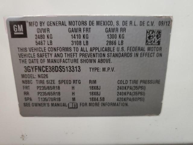 Photo 13 VIN: 3GYFNCE38DS513313 - CADILLAC SRX 