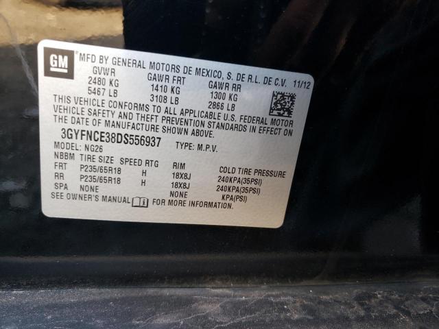 Photo 12 VIN: 3GYFNCE38DS556937 - CADILLAC SRX 