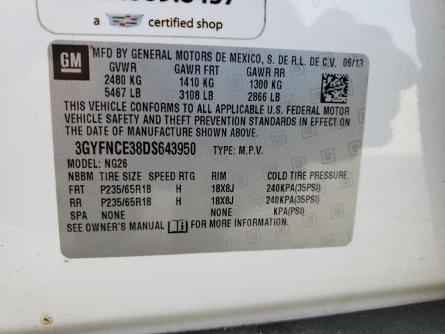 Photo 12 VIN: 3GYFNCE38DS643950 - CADILLAC SRX 