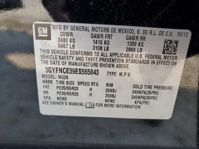 Photo 12 VIN: 3GYFNCE39ES565843 - CADILLAC SRX PERFOR 