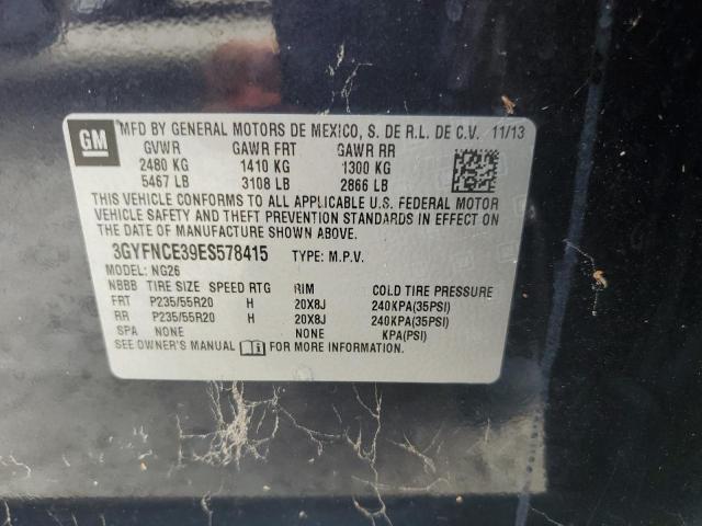 Photo 12 VIN: 3GYFNCE39ES578415 - CADILLAC SRX PERFOR 