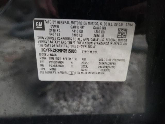 Photo 12 VIN: 3GYFNCE39FS515008 - CADILLAC SRX PERFOR 