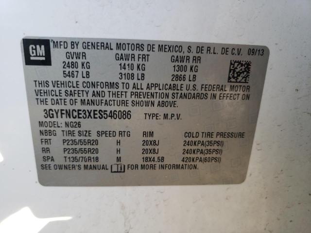 Photo 12 VIN: 3GYFNCE3XES546086 - CADILLAC SRX 