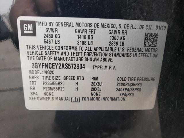 Photo 12 VIN: 3GYFNCEY2AS573904 - CADILLAC SRX PREMIU 