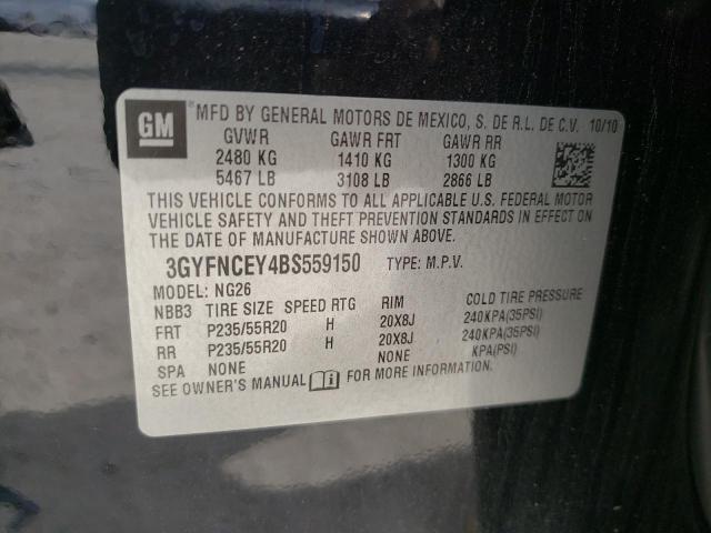 Photo 9 VIN: 3GYFNCEY4BS559150 - CADILLAC SRX PREMIU 