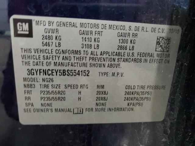 Photo 11 VIN: 3GYFNCEY5BS554152 - CADILLAC SRX PREMIU 