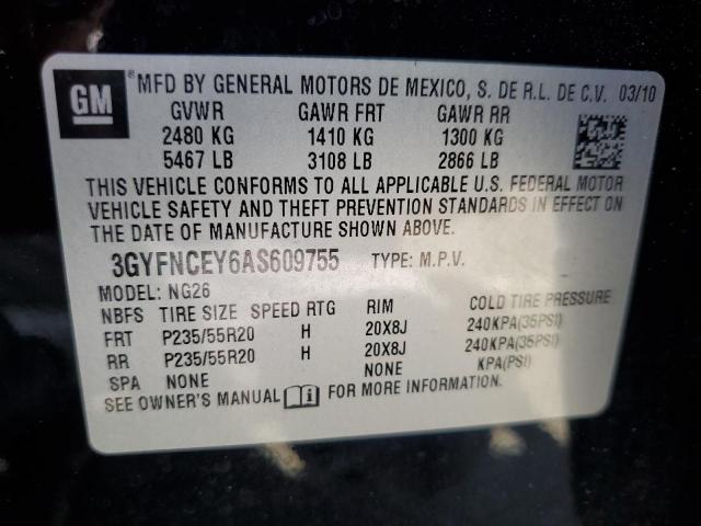 Photo 12 VIN: 3GYFNCEY6AS609755 - CADILLAC SRX PREMIU 