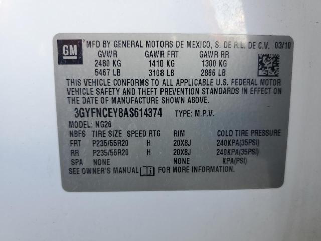 Photo 12 VIN: 3GYFNCEY8AS614374 - CADILLAC SRX PREMIU 