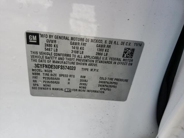 Photo 9 VIN: 3GYFNDE30FS574020 - CADILLAC SRX PREMIU 