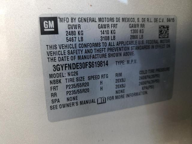 Photo 12 VIN: 3GYFNDE30FS619814 - CADILLAC SRX 