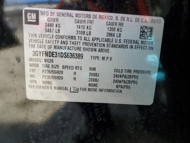 Photo 11 VIN: 3GYFNDE31DS636389 - CADILLAC SRX 