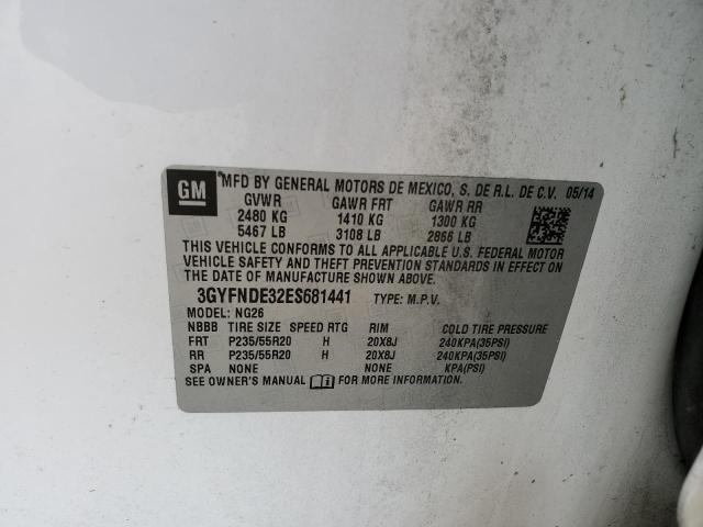 Photo 12 VIN: 3GYFNDE32ES681441 - CADILLAC SRX 