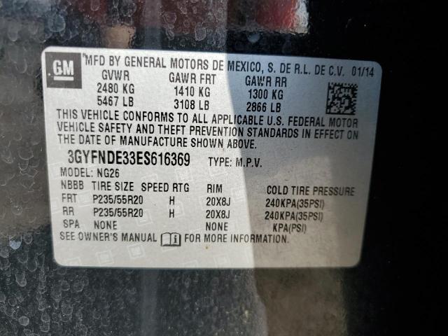 Photo 12 VIN: 3GYFNDE33ES616369 - CADILLAC SRX PREMIU 