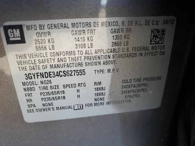 Photo 12 VIN: 3GYFNDE34CS627555 - CADILLAC SRX 