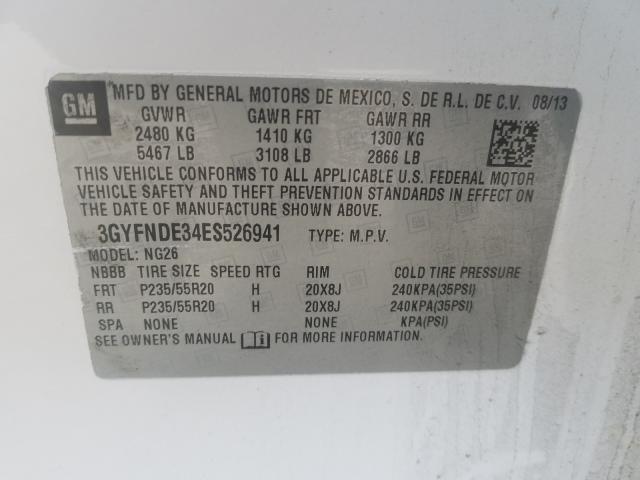 Photo 9 VIN: 3GYFNDE34ES526941 - CADILLAC SRX PREMIU 