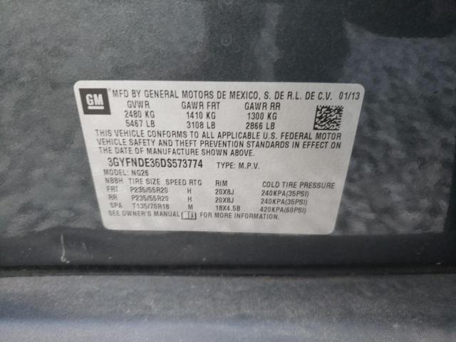 Photo 9 VIN: 3GYFNDE36DS573774 - CADILLAC SRX PERFOR 