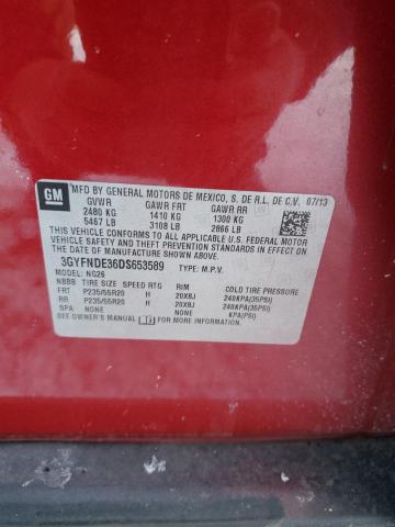 Photo 13 VIN: 3GYFNDE36DS653589 - CADILLAC SRX PERFOR 