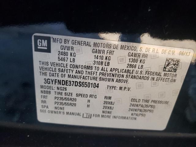 Photo 12 VIN: 3GYFNDE37DS650104 - CADILLAC SRX 