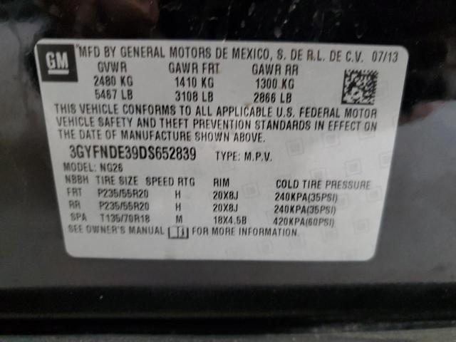 Photo 11 VIN: 3GYFNDE39DS652839 - CADILLAC SRX 