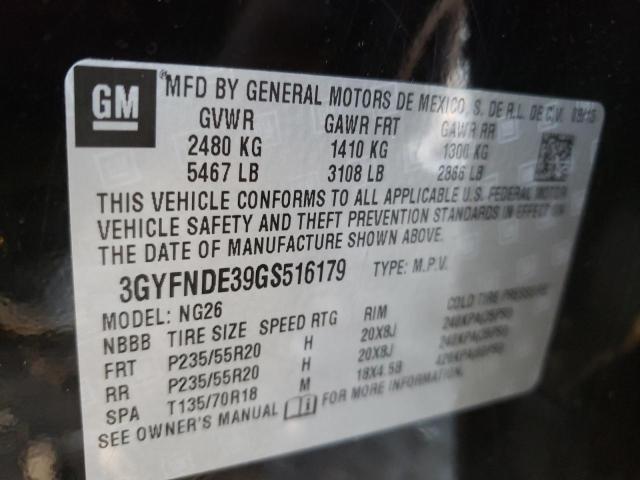 Photo 9 VIN: 3GYFNDE39GS516179 - CADILLAC SRX PREMIU 